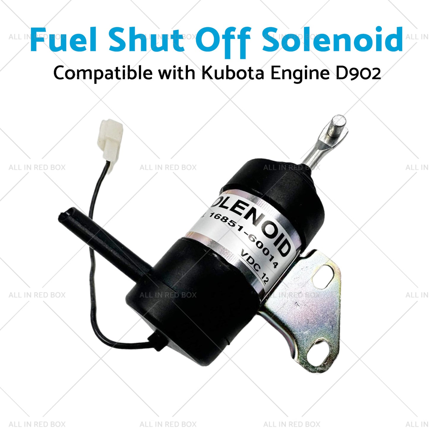 {{ Fuel Shut Off Solenoid Suitable for Kubota D902 BX2230D 16851-60014 052600-453 }} - Buy Car Parts Online at {{ Kaka Auto Parts }}.