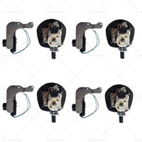 4 Set Chrome Power Operated Recessed Folding Whale Tail T-Lock Handle Toolbox