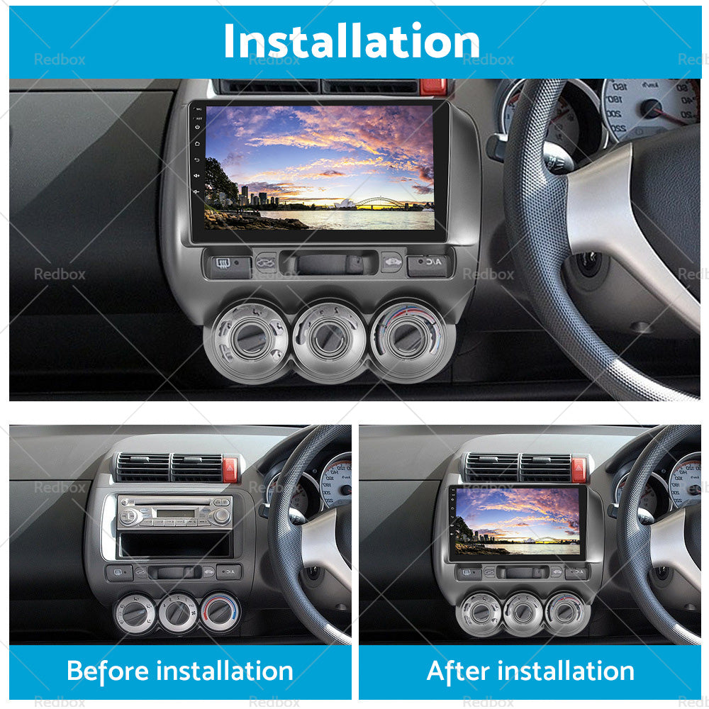 16GB 9inch Android 11 Apple Carplay Stereo GPS Head Unit Suitable For Honda Jazz GD