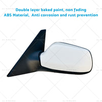 Left Door Mirror Suitable for Mazda 3 BL 2009-2013 NO Indicator Pearl White