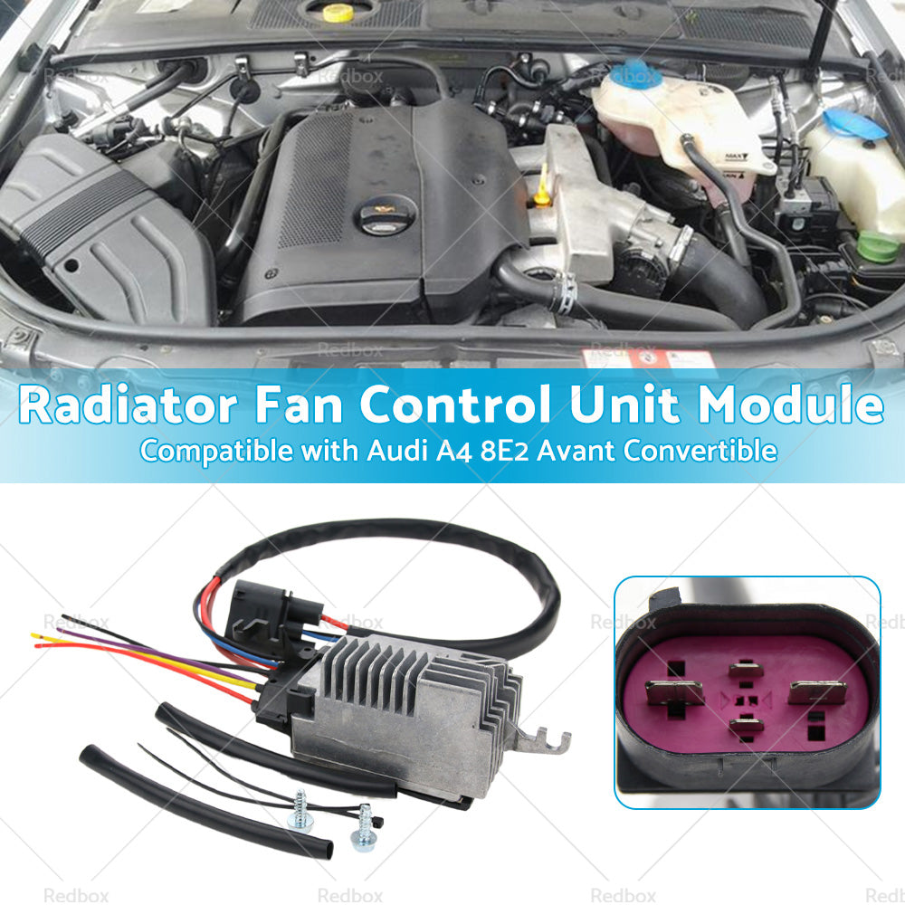 Radiator Fan Control Unit Module Suitable for Audi A4 8E2 Avant Convertible