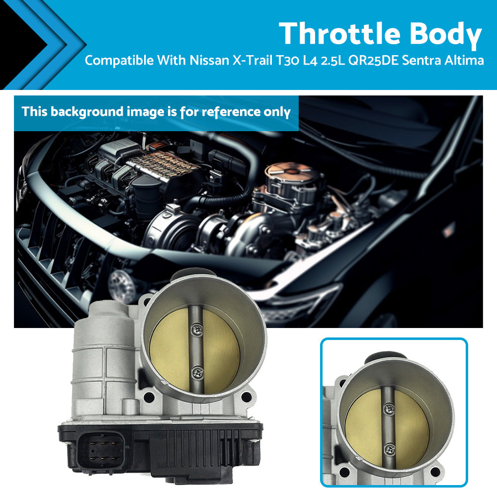 Throttle Body Suitable For Nissan X-Trail T30 L4 2. 5L QR25DE 02-06 Sentra Altima