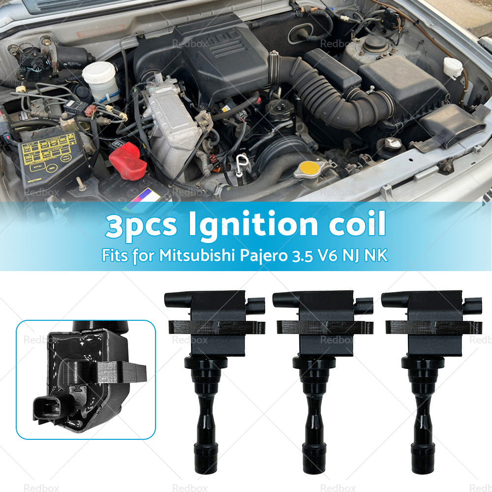 3PCS MD303922 IGNITION COIL for MITSUBISHI PAJERO NJ NK V6 3. 5L DOHC 1993-1997