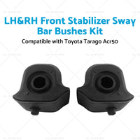 Front Stabilizer Sway Bar Bushes Kit LH and RH Suitable for Toyota Tarago Acr50