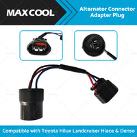 Alternator Connector Adapter Plug Suitable for Toyota Hilux Landcruiser Hiace