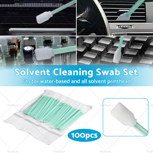 100X Solvent cleaning swabs sponge Cleaner For Epson Mutoh Mimaki Roland Printer