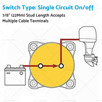 {{ Boat Circuit Master Switch Suitable for Blue Sea 6006 M-Series Battery On Off }} - Buy Car Parts Online at {{ Kaka Auto Parts }}.