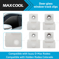 4x Door Window Glass Track Clip L+R for Isuzu D-Max Holden Colorado Rodeo 02-19