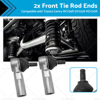 2x Front Tie Rod Ends Suitable for Toyota Camry MCV20R MCV36R SXV20R 3.0L 96-06