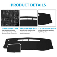 Dash Mat Suitable For Toyota Hiace 200 Series SLWB 2005-2019 Dashboard Cover