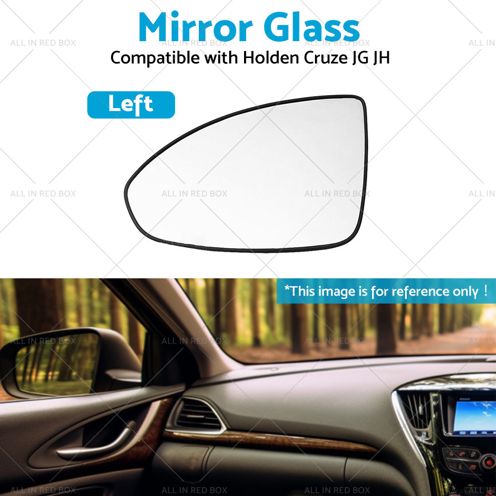 Left Side Mirror Glass With Base Suitable for Holden Cruze JG JH 2009-2016