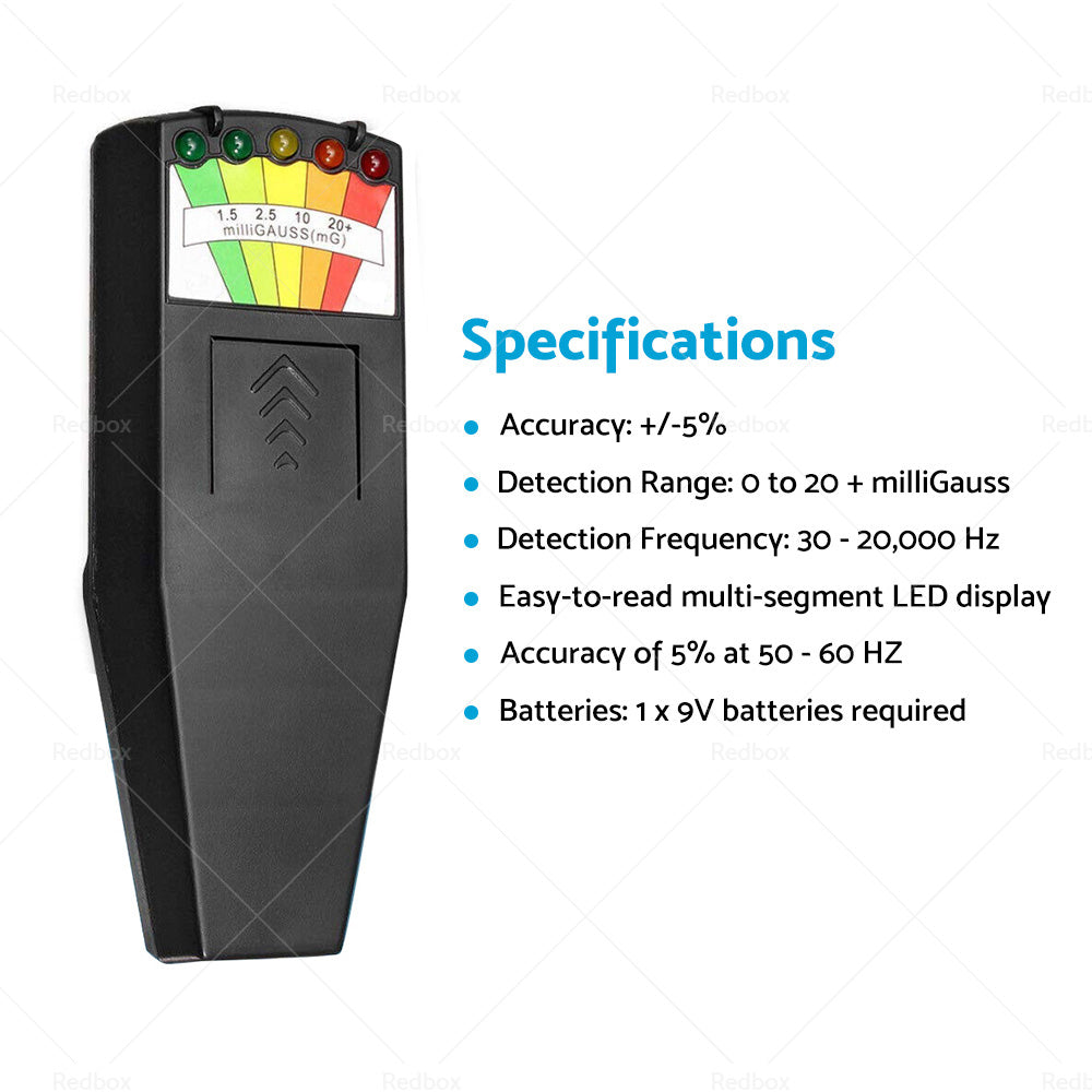 EMF Meter Paranormal Equipment Magnetic Field Ghost Hunting Radiation Detector