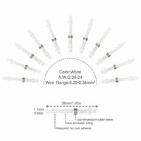 Solder Seal Sleeve Heat Shrink Butt Wire Connectors Terminals Waterproof