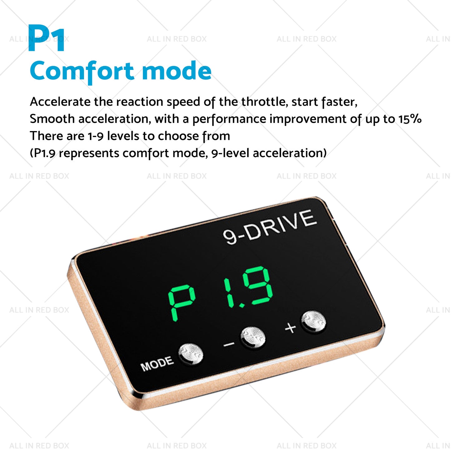 9 Mode Throttle Controller Kit Suitable for Toyota Prado 120 Series 2002-2009