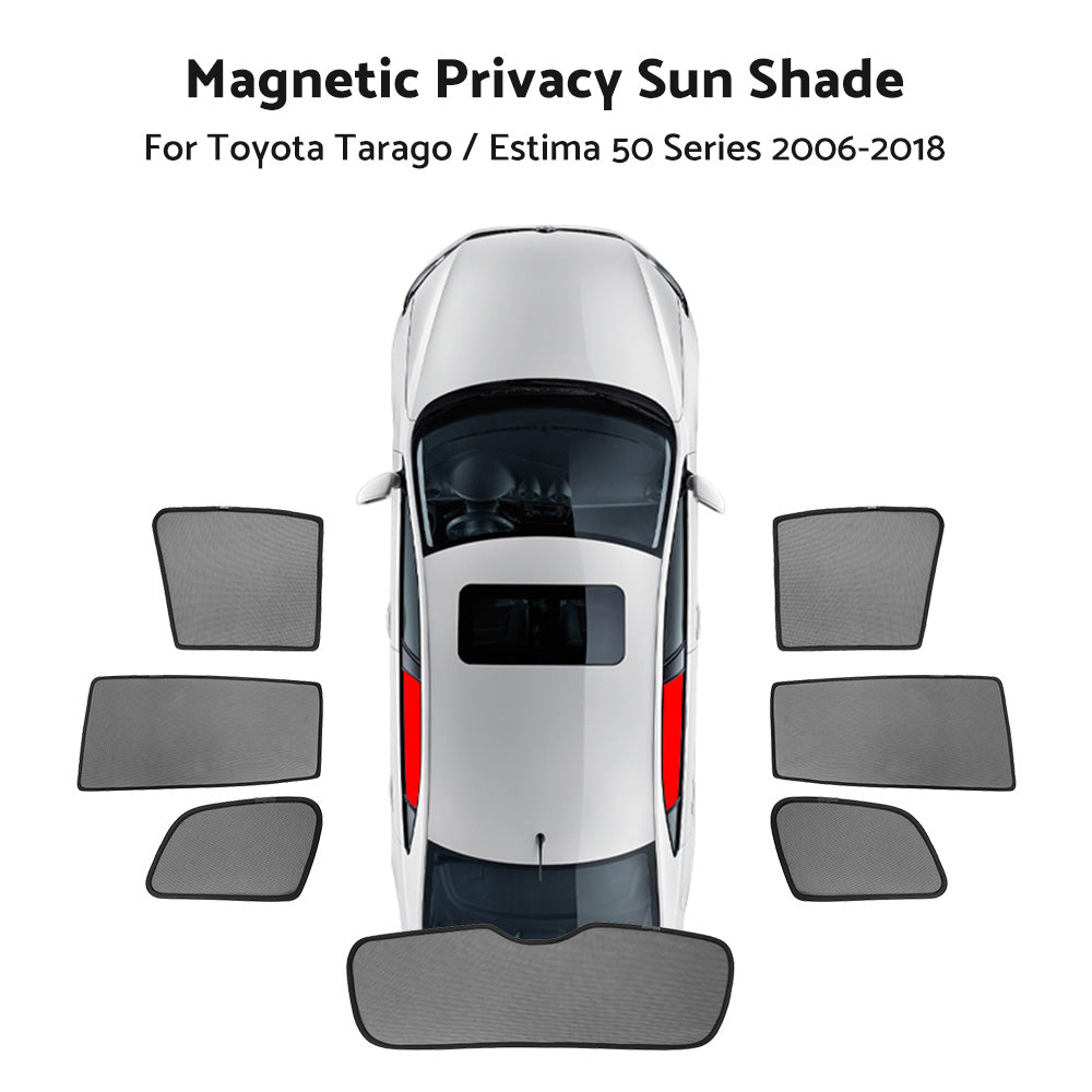 Magnetic Privacy Sun Shade Suitable For Toyota Tarago  or  Estima 50 Series 2006-18