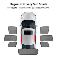 Magnetic Privacy Sun Shade Suitable For Toyota Tarago  or  Estima 50 Series 2006-18