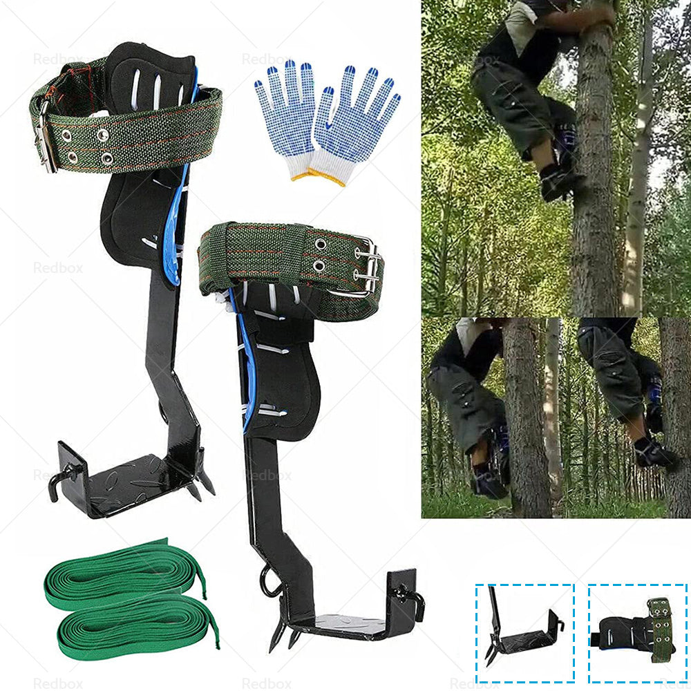 2 Gears Adjustable Safety Tree Climbing Spike Set Survival Hunting Climbing Tool