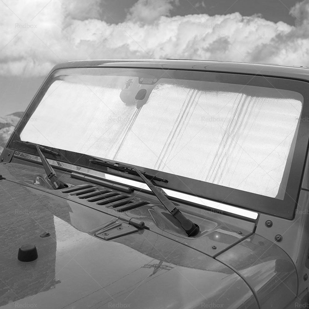 Windshield Sunshade Heat Protection Suitable For Jeep Wrangler JK JKU 2007-2018