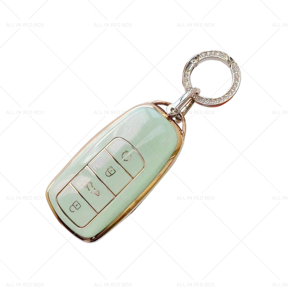 TPU Car Remote Key Fob Case Cover Suitable For Chery Omoda 5 Green