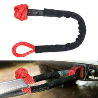 {{ Recovery Pulley Kit Suitable For Winch Ropes 3/8in 1/2in Soft Shackle Red Black }} - Buy Car Parts Online at {{ Kaka Auto Parts }}.