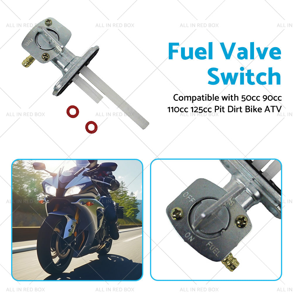 Fuel Tap Switch Tank Petcock Suitable For 50cc 90cc 110cc 125cc Pit Dirt Bike