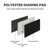Dash Mat Black Non-Slip Dashboard Cover Suitable For Subaru Liberty Sedan 2003-2009