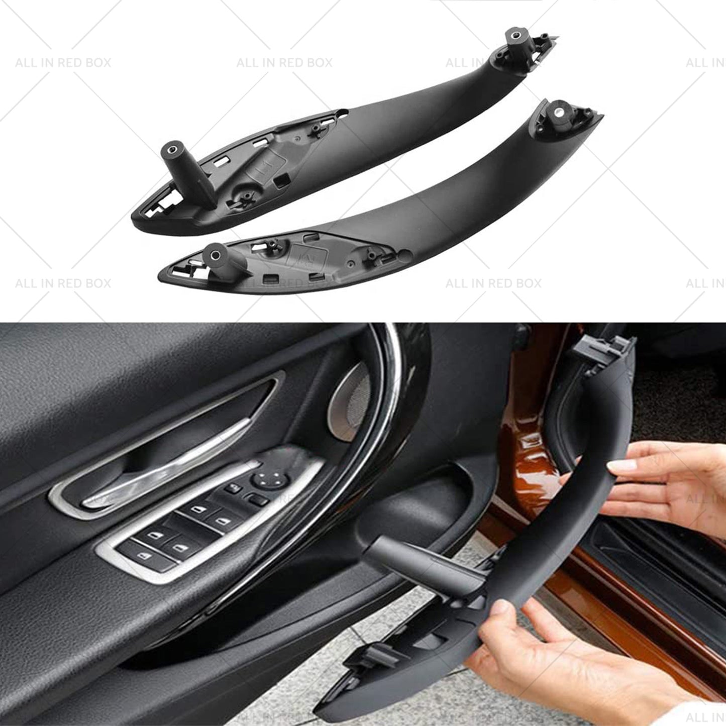 1 Pair Front Door Handle Pull Trim Cover Suitable For BMW 3 4 Series F30 F34 F35