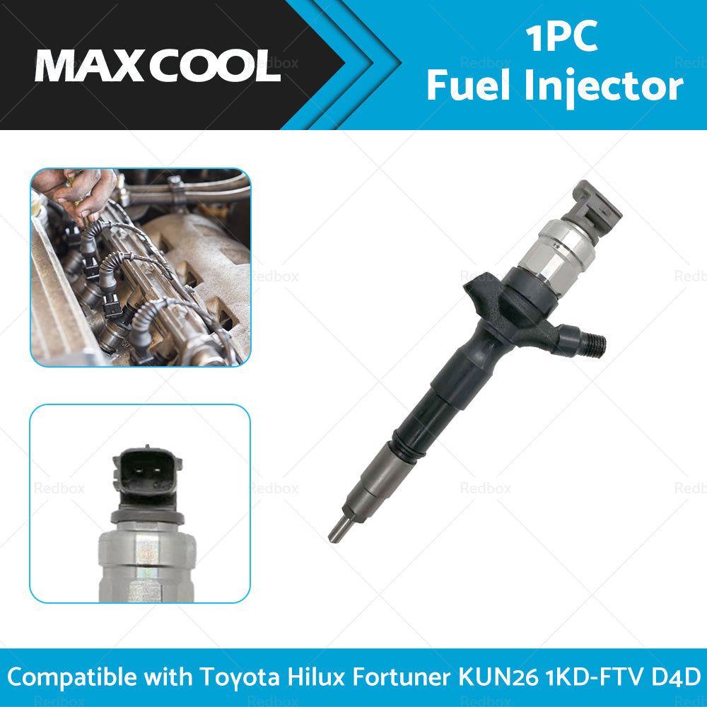 Diesel Fuel Injector Suitable for Toyota Hilux Fortuner KUN26 1KD-FTV D4D 3. 0L