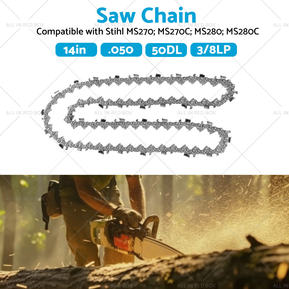 14inch 50DL 3 8 LP. 050 Carbide Chainsaw Chain Suitable for Stihl MS270 MS280 MS290