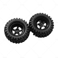 Wheels Rims Rubber Tires 12mm Hex Suitable For 1 or 10 Off-Road RC Rock Buggy Truck