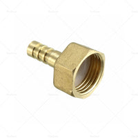 3pcs 1 or 2BSP Female Thread to 12mm Hose Brass Barb Pipe Fitting Coupler Connector