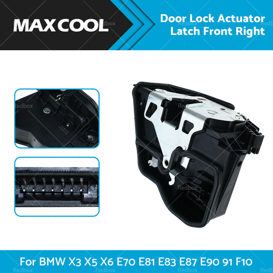 {{ Door Lock Actuator Latch Front Right Suitable For BMW X3 X5 X6 E70 E81 E83 E87 E90 91 F10 }} - Buy Car Parts Online at {{ Kaka Auto Parts }}.
