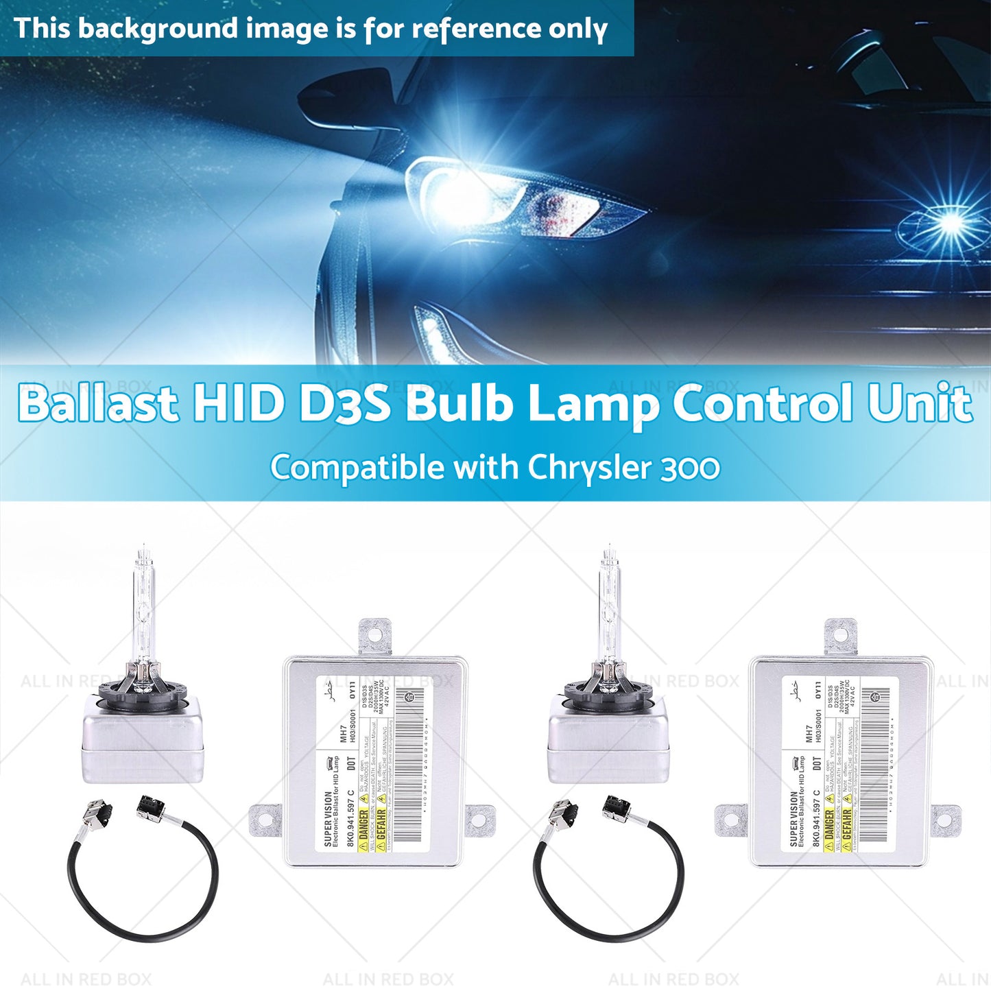 68170821AA Ballast HID D3S Bulb Lamp Control Unit Suitablefor Chrysler 300 11-21