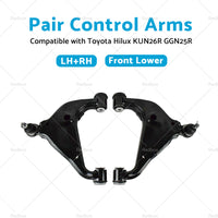 LH RH Front Lower Control Arm Suitable for TOYOTA HILUX KUN26 GGN25 4WD 05-15