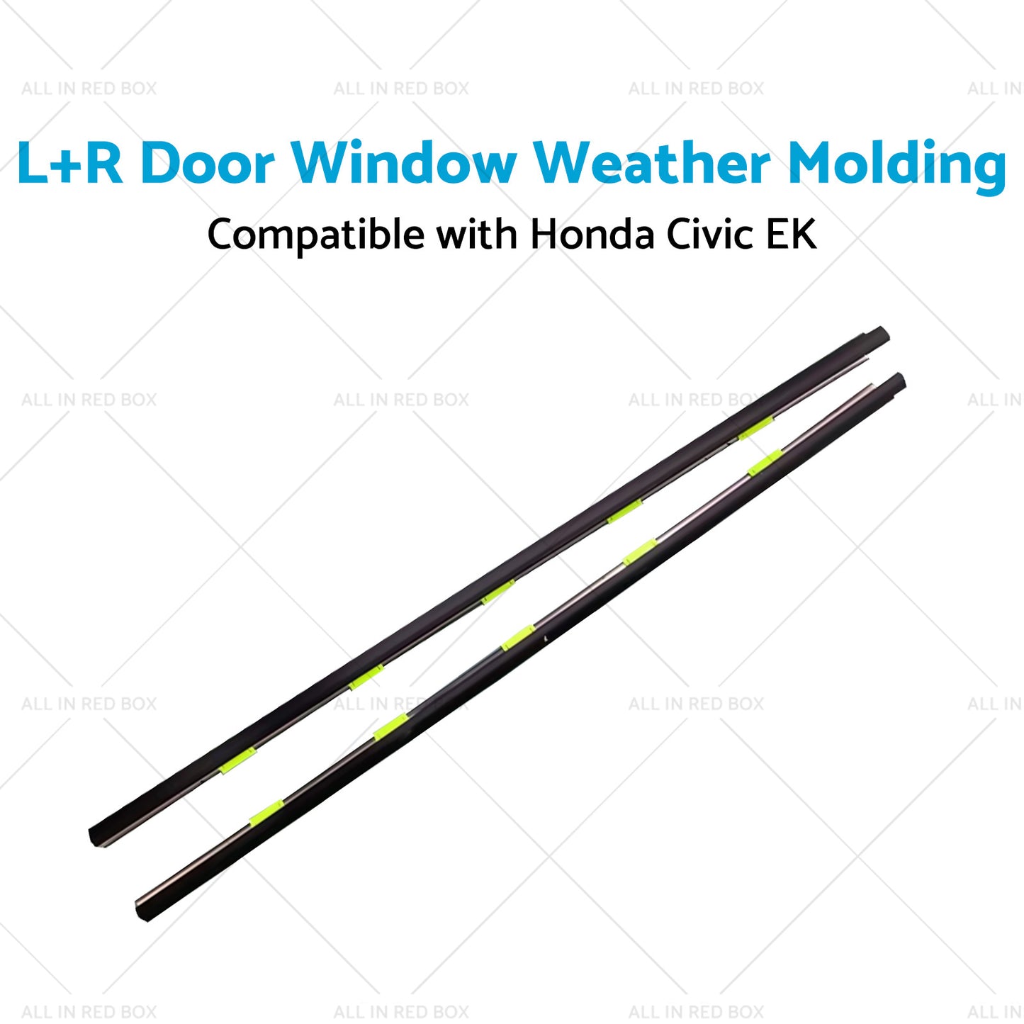 LR Door Window Weather Molding 72410-S03-003 Suitable For Honda Civic EK 2door