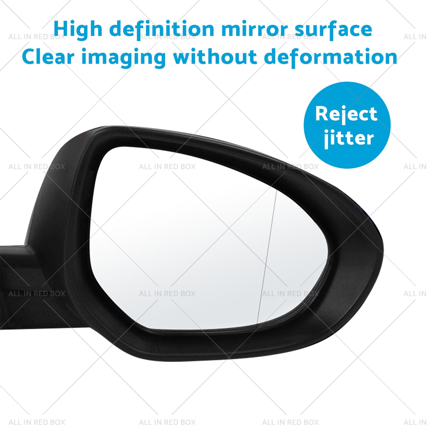 Right Door Mirror Suitable for Mazda 3 BL 2009-2013 NO Indicator Pearl White