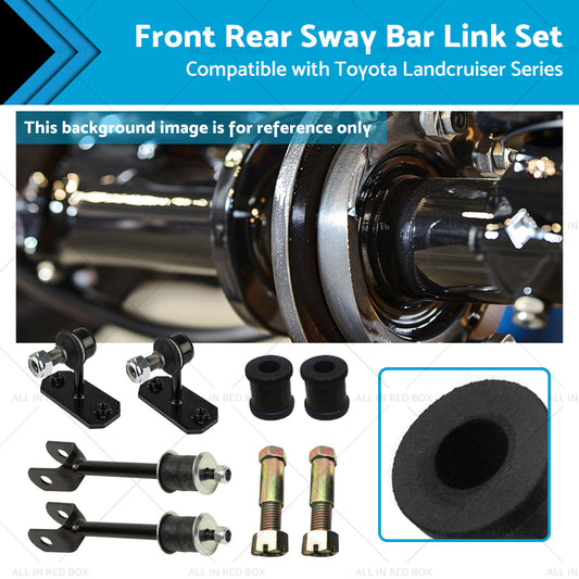 Front Rear Sway Bar Link Set Suitable for 80-105 Toyota Landcruiser Series