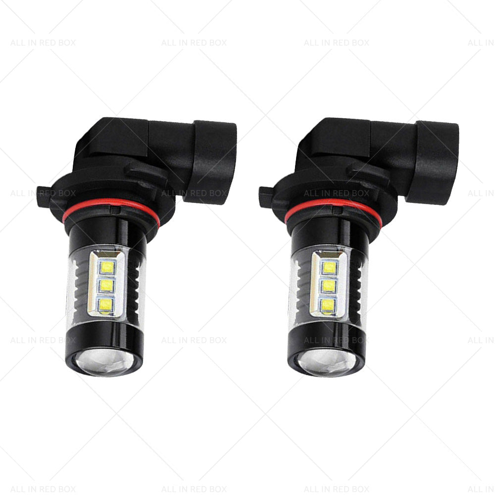 2x 9006 HB4 LED Car Fog Light Headlight Bulb Lamps 6500K White 80W