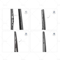 Rear Windscreen Wiper Blade  and  Arm Set Suitable for Audi Q7 4LB 06-15 4L0955425