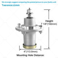 2x Spindle Assembly Suitable For Selected Husqvarna Mowers 539112170 539 1121-70