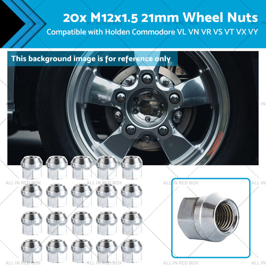 20x M12x1.5 Wheel Nuts Suitable for Holden Commodore VL VN VR VS VT VX VY