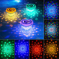 Floating Underwater Lights LED Disco Light Glow Show Swimming Pool Tub Spa Lamp