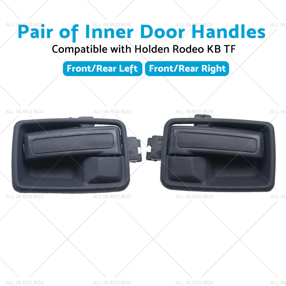 Black Left Right Hand Inner Door Handle with Case Suitable For Holden Rodeo TF