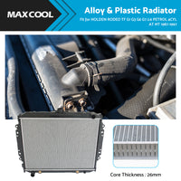 {{ RADIATOR FIT HOLDEN RODEO TF G1 G3 G6 G7 2. 6 PETROL 1987-1997 AUTO MANUAL }} - Buy Car Parts Online at {{ Kaka Auto Parts }}.