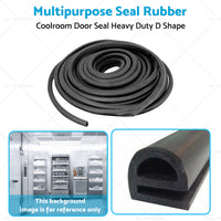 5m or 16x20mm Fridge Seals Rubber Door Gasket Coolroom Door Seal Heavy Duty D Shape