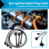 Ignition Spark Plug Leads Suitable for Toyota Landcruiser Prado 3. 4L V6 96-05