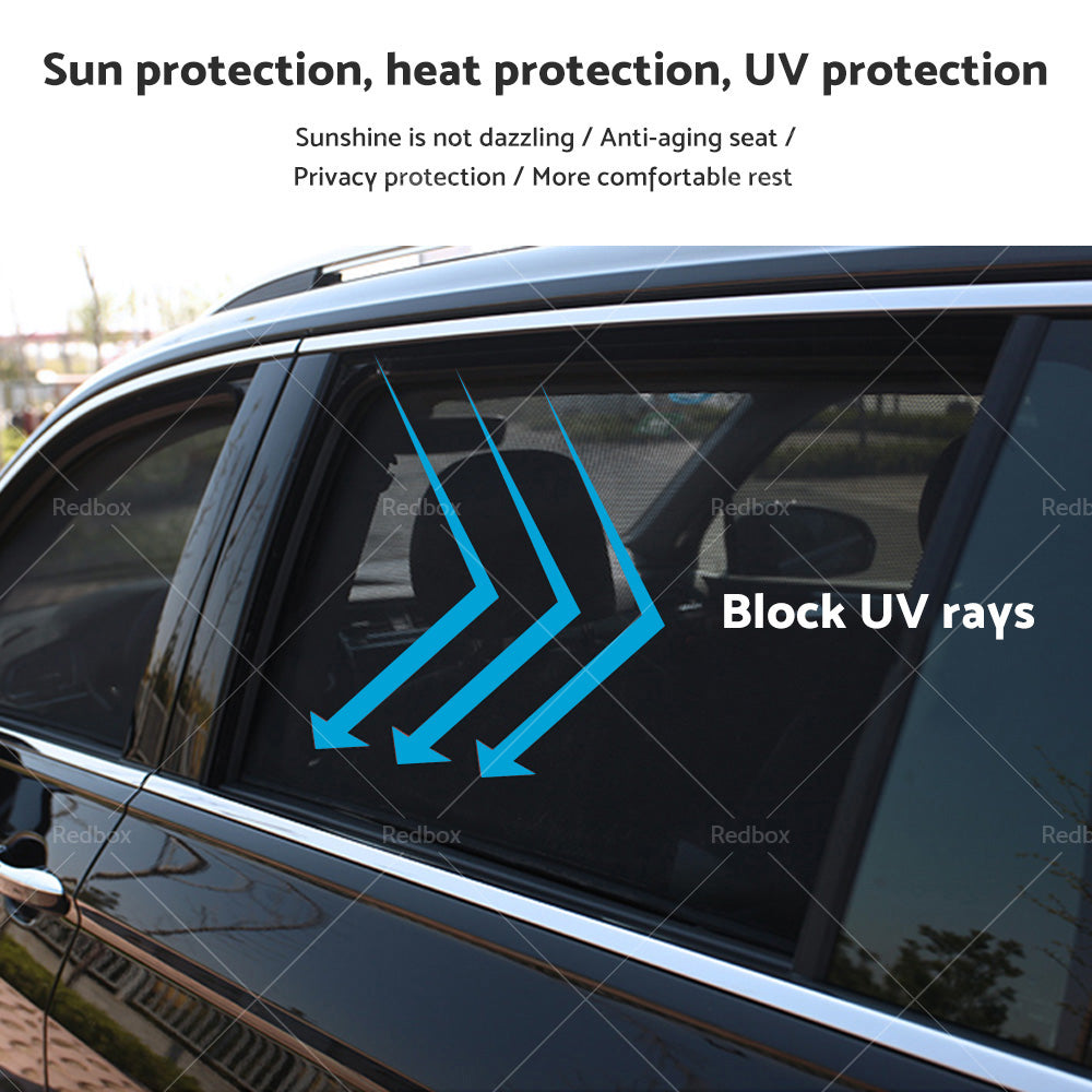 2PCS Rear Car Window Sun Shades Suitable For Hyundai Tucson 3rd Gen 2015-2021