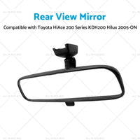 Rear View Mirror Suitable For Toyota HiAce 200 Series KDH200 Hilux 2005-ON