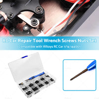 RC Car Repair Tool Wrench Screws Nuts Set Suitable For Wltoys RC Car 1 14 144001