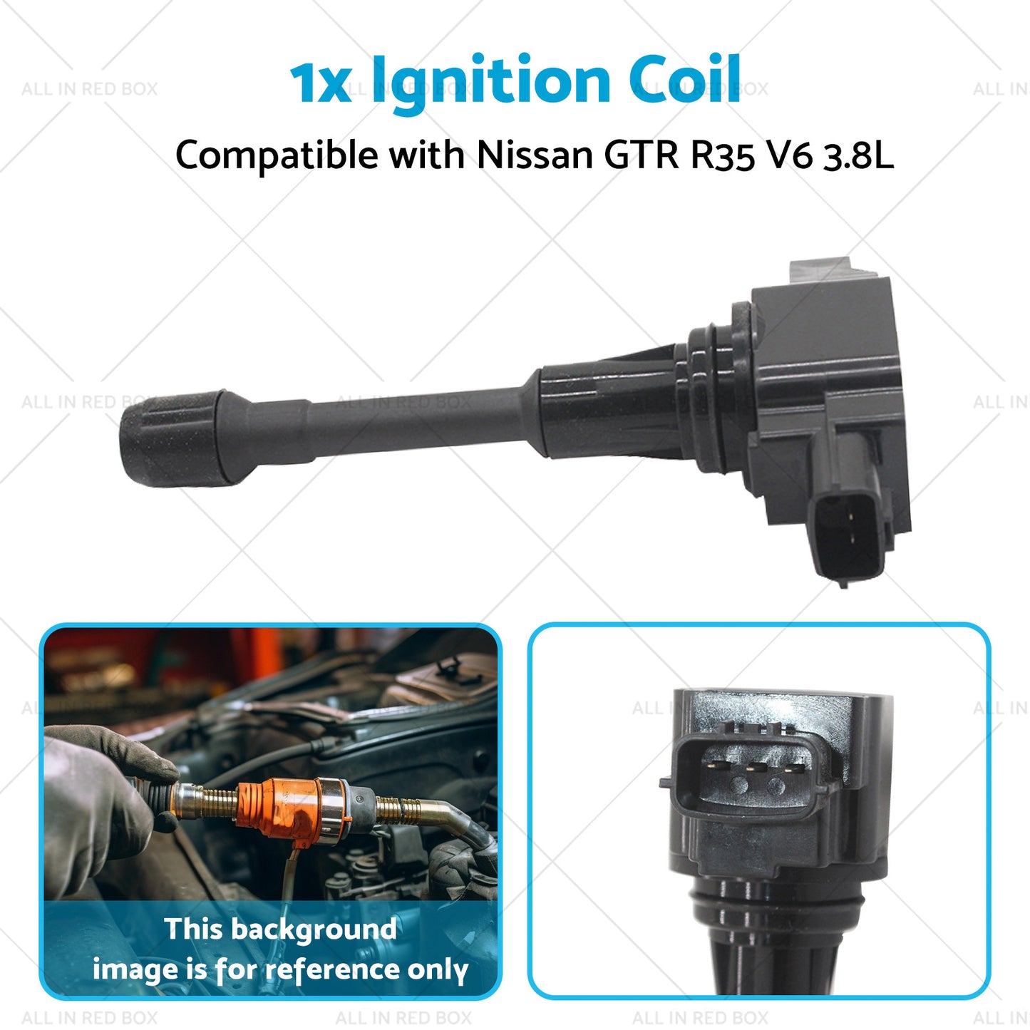 1x Ignition Coil Suitable for Nissan GTR R35 V6 3. 8L 22448JF00B VR38DETT 08-15